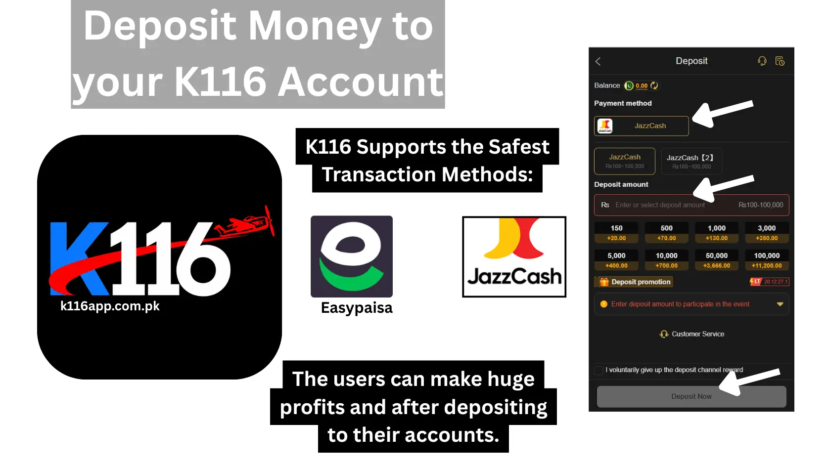 K116 Deposit