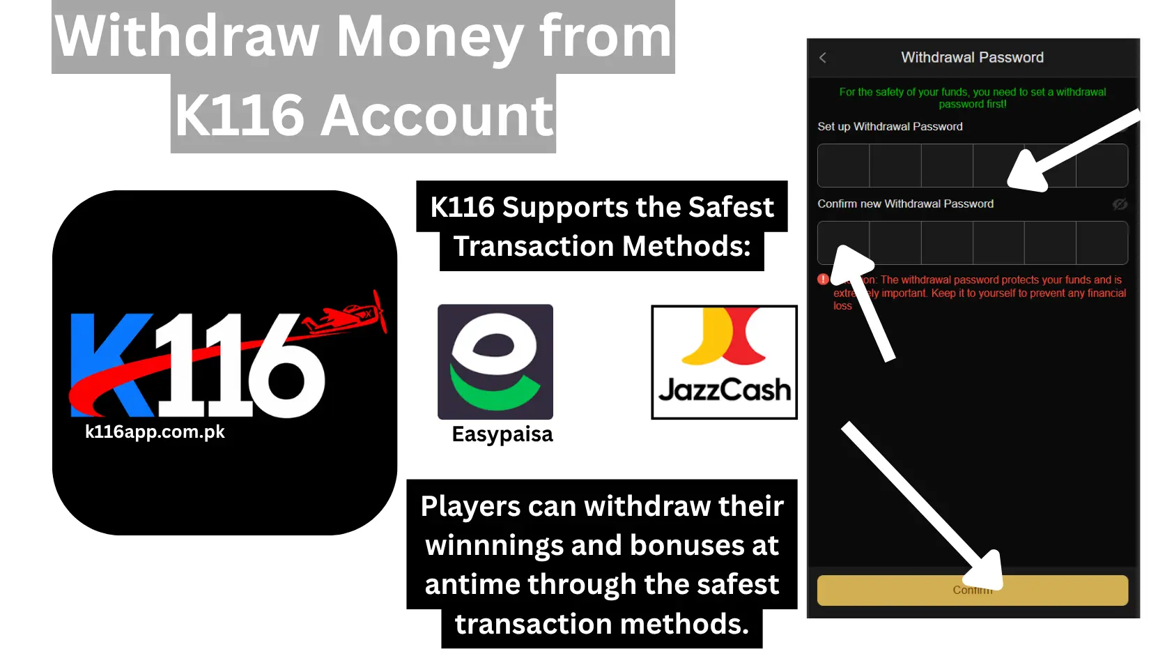 K116 Witdraw